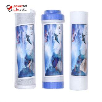 فیلتر دستگاه تصفیه کننده آب سافت واتر مدل UDF بسته 3 عددی