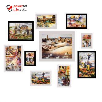 قاب عکس گروه تولیدی بکلیت مدل M10 مجموعه 10 عددی