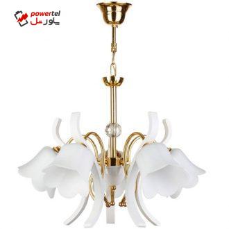 لوستر چشمه نور 5 شعله کد 888/5WT لوستر چشمه نور 5 شعله کد 888/5WT
