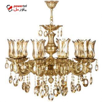 لوستر چشمه نور10 شعله کد C2547