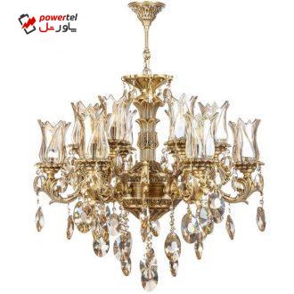 لوستر چشمه نور10 شعله کد S3567/5 لوستر چشمه نور10 شعله کد S3567/5