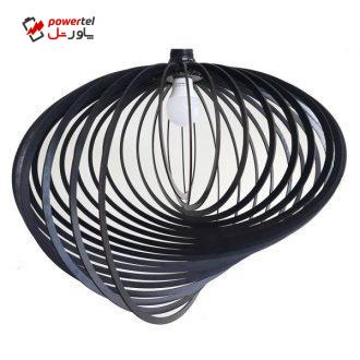 لوستر چوبی لوکس طلائی  مدل Ellipse