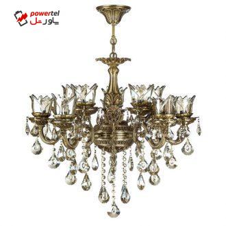 لوستر 10شعله چشمه نور کد SA3559/5+5-AO