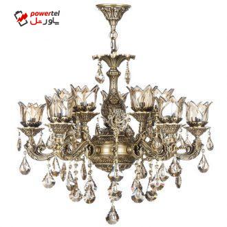 لوستر 12 شعله چشمه نور مدل M3413/6-6-A