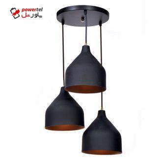 لوستر 3 شاخه کد LU300BG