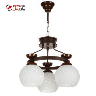 لوستر 3 شعله چشمه نور کد GA560/3-BR لوستر 3 شعله چشمه نور کد GA560/3-BR