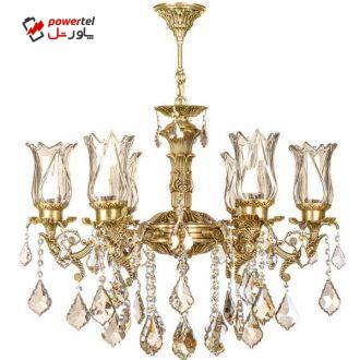 لوستر 5 شعله چشمه نور کد S3571/5-A