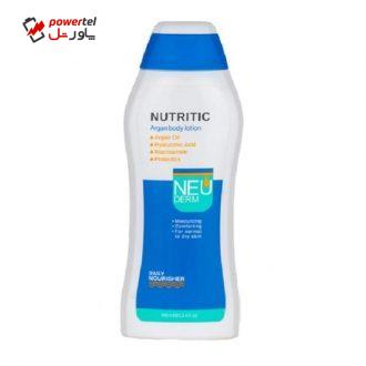 لوسیون بدن نئودرم مدل Daily Nourisher حجم 400 میلی لیتر