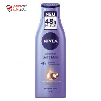 لوسیون بدن نیوآ مدل  48h Soft Milk حجم 250 میلی لیتر