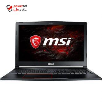 لپ تاپ 15 اینچی ام اس آی مدل GE63VR 7RF Raider