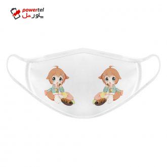 ماسک تزیینی بچگانه طرح دختر کد 617015 ماسک تزیینی بچگانه طرح دختر کد 617015