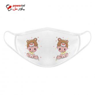 ماسک تزیینی بچگانه طرح نوزاد کد 617015 ماسک تزیینی بچگانه طرح نوزاد کد 617015