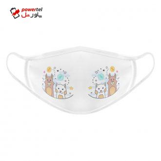ماسک تزیینی بچگانه طرح گربه سگ کد 617015 ماسک تزیینی بچگانه طرح گربه سگ کد 617015