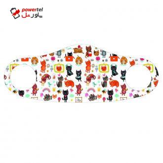 ماسک تزیینی بچگانه طرح گربه کد m20