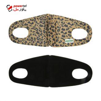 ماسک تزیینی مانیما سلامت مدل d1 مجموعه 2 عددی