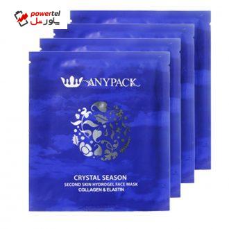 ماسک صورت آنیپک مدل Crystal Season حجم 27 میلی لیتر بسته 4 عددی ماسک صورت آنیپک مدل Crystal Season حجم 27 میلی لیتر بسته 4 عددی