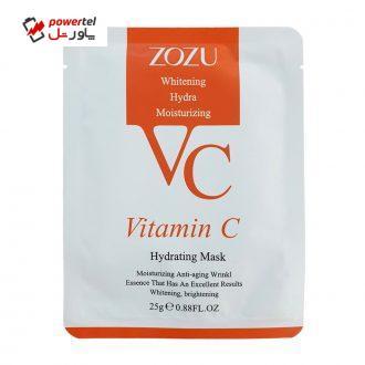 ماسک صورت زوزو مدل VC وزن 25 گرم ماسک صورت زوزو مدل VC وزن 25 گرم