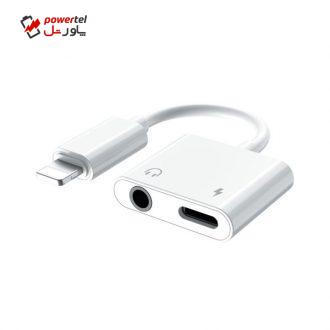 مبدل لایتنینگ به لایتنینگ / جک 3.5 میلیمتری مدل RL-LA07