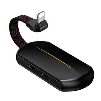 مبدل لایتنینگ به لایتنینگ /AUX باسئوس مدل CALL47 مبدل لایتنینگ به لایتنینگ /AUX باسئوس مدل CALL47