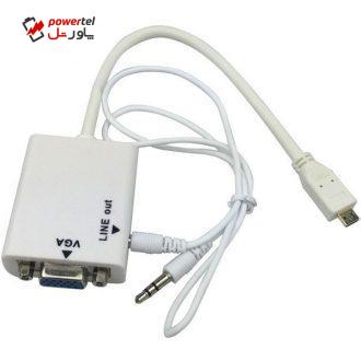 مبدل Micro HDMI به VGA مدل SAM مبدل Micro HDMI به VGA مدل SAM