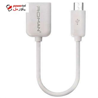 مبدل OTG microUSB رومن مدل M11 مبدل OTG microUSB رومن مدل M11