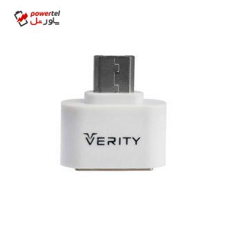 مبدل OTG microUSB وریتی مدل A302 مبدل OTG microUSB وریتی مدل A302