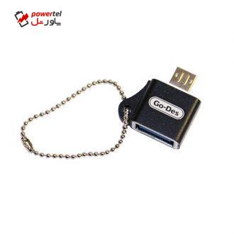 مبدل OTG microUSB گو-دس مدل GD-CT025