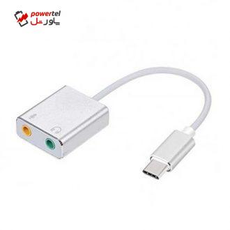 مبدل USB-C به AUX مدل P12 مبدل USB-C به AUX مدل P12