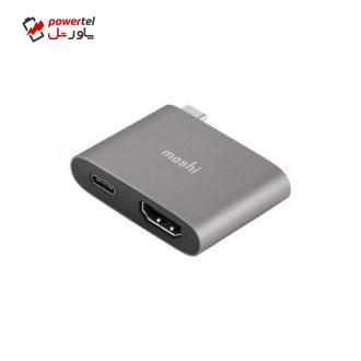 مبدل USB-C به HDMI موشی مدل mo123 مبدل USB-C به HDMI موشی مدل mo123