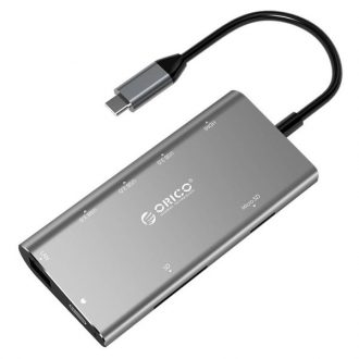 مبدل USB-C به HDMI/USB/LAN اوریکو مدل CLH-W2 مبدل USB-C به HDMI/USB/LAN اوریکو مدل CLH-W2
