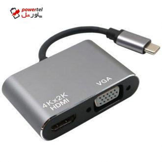 مبدل USB-C به HDMI/VGA مدل DJ61316 مبدل USB-C به HDMI/VGA مدل DJ61316