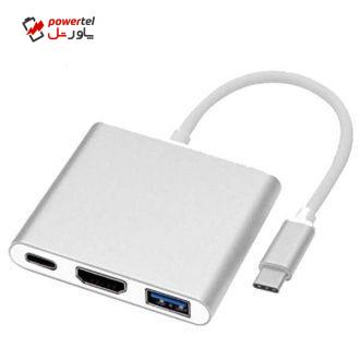 مبدل USB-C به USB-C/HDMI/USB مدل MN مبدل USB-C به USB-C/HDMI/USB مدل MN