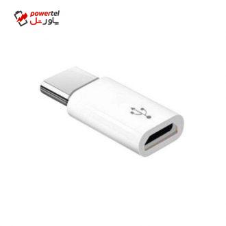 مبدل micro USB به USB-C بسته 10 عددی