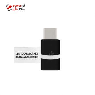 مبدل microUSB به USB-C امروزمارکت مدل EM 259