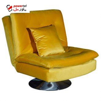 مبل تخت خواب شو یک نفره چشمه نور مدل MA-509/1-YL مبل تخت خواب شو یک نفره چشمه نور مدل MA-509/1-YL
