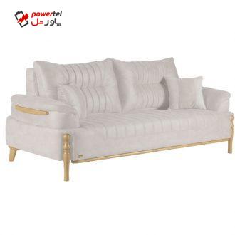 مبل راحتی سه نفره چشمه نور کد MA-405.3-KH-WT