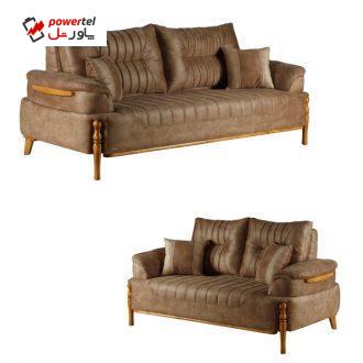مبل راحتی پنج نفره چشمه نور کد MA-405/3+2-BR-N-CR مبل راحتی پنج نفره چشمه نور کد MA-405/3+2-BR-N-CR