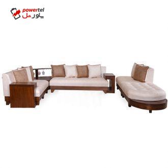 مبل راحتی 7 نفره چشمه نور کد MA201/BR-CR