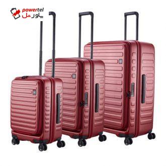 مجموعه سه عددی چمدان لوجل مدل Cubo مجموعه سه عددی چمدان لوجل مدل Cubo
