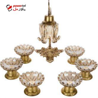 مجموعه هفت سین چشمه نور کد C2763 به همراه چراغ رومیزی مجموعه هفت سین چشمه نور کد C2763 به همراه چراغ رومیزی