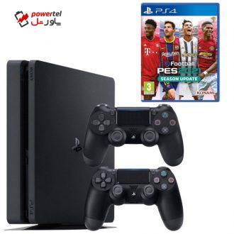 مجموعه کنسول بازی سونی مدل Playstation 4 Slim ریجن 2 کد CUH-2216B ظرفیت 1 ترابایت مجموعه کنسول بازی سونی مدل Playstation 4 Slim ریجن 2 کد CUH-2216B ظرفیت 1 ترابایت