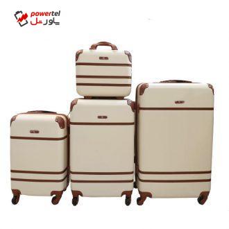 مجموعه 4 عددی چمدان پی کی کد B002