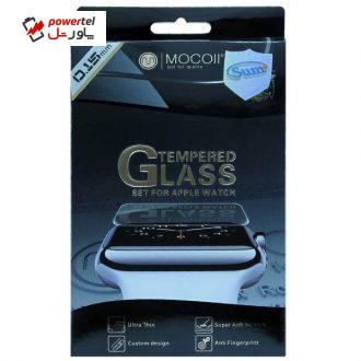 محافظ صفحه نمایش موکول مدل Tempered Glass مناسب برای اپل واچ Series 2 سایز 38 میلی متر