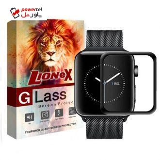 محافظ صفحه نمایش 4D لایونکس مدل USS مناسب برای اپل واچ 42 میلی متری محافظ صفحه نمایش 4D لایونکس مدل USS مناسب برای اپل واچ 42 میلی متری
