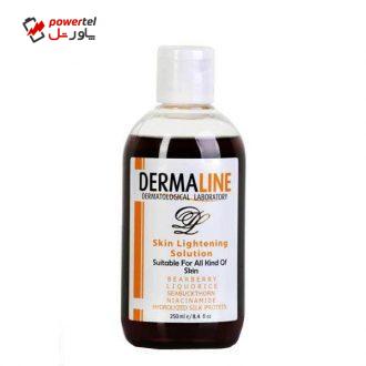 محلول پاک کننده درمالاین مدل LIGHTENING SKIN حجم 250 میلی لیتر