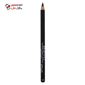 مداد چشم بی یو مدل Power Long- Lasting Ultra Black 01K5