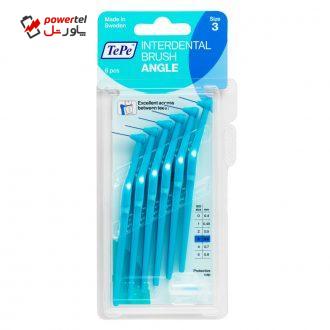 مسواک بین دندانی تهپه مدل Angle سایز 3 بسته ۶ عددی مسواک بین دندانی تهپه مدل Angle سایز 3 بسته ۶ عددی