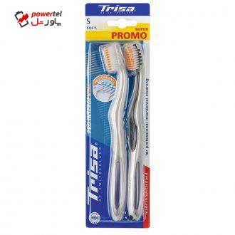 مسواک تریزا مدل Pro Interdental با برس نرم بسته 2 عددی