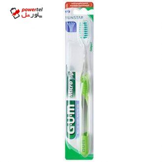 مسواک جی یو ام سری Micro Tip مدل Compact با برس متوسط مسواک جی یو ام سری Micro Tip مدل Compact با برس متوسط