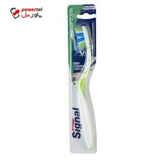 مسواک سیگنال مدل Deep Clean با برس متوسط مسواک سیگنال مدل Deep Clean با برس متوسط